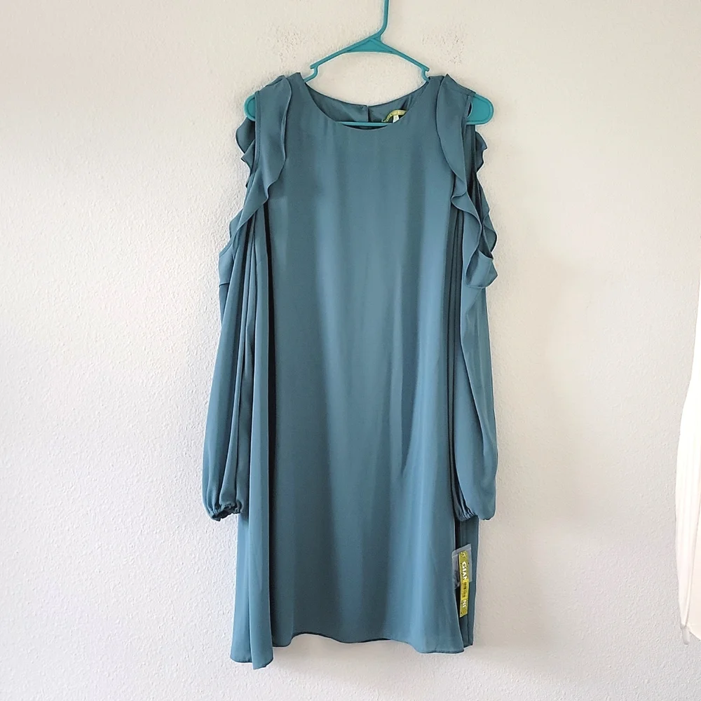 Gianni Bini Women's Long Sleeve Blouse Dress XL NWT - Picture 1 of 10
